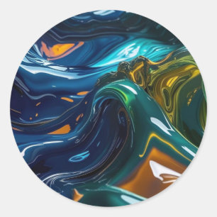 Sticker Rond Liquides Mixtes