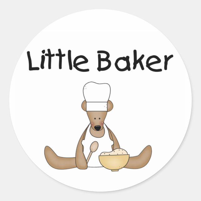Sticker Rond Little Baker (Devant)