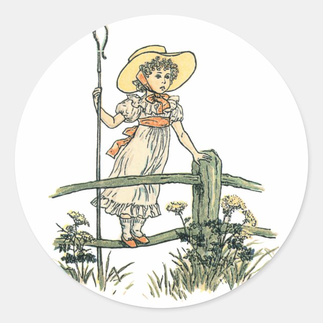 Sticker Rond Little Bo Peep (Devant)