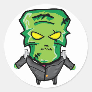 Sticker Rond Little Frankie