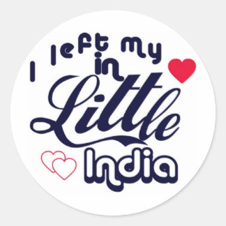 Sticker Rond Little India
