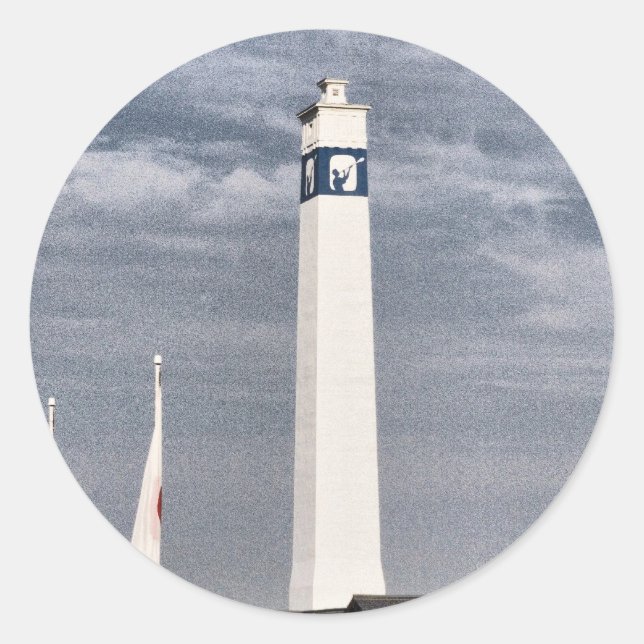 Sticker Rond Little Joe Tower à Corning NY (Devant)