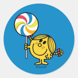 Sticker Rond Little Miss Sunshine   Lollipop géante