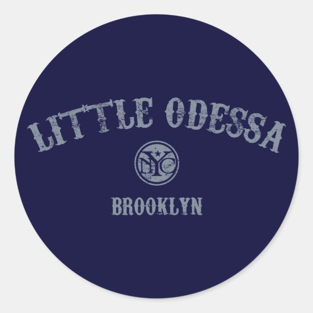 Sticker Rond Little Odessa (Devant)