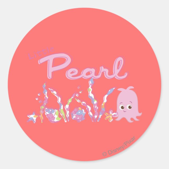 Sticker Rond Little Pearl (Devant)