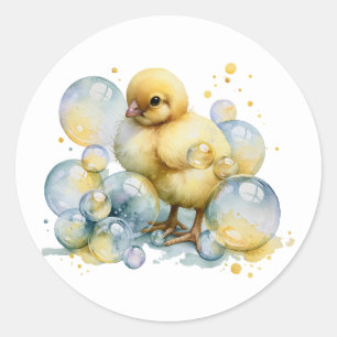 Sticker Rond Little Peep & Co. Célébration de bébé