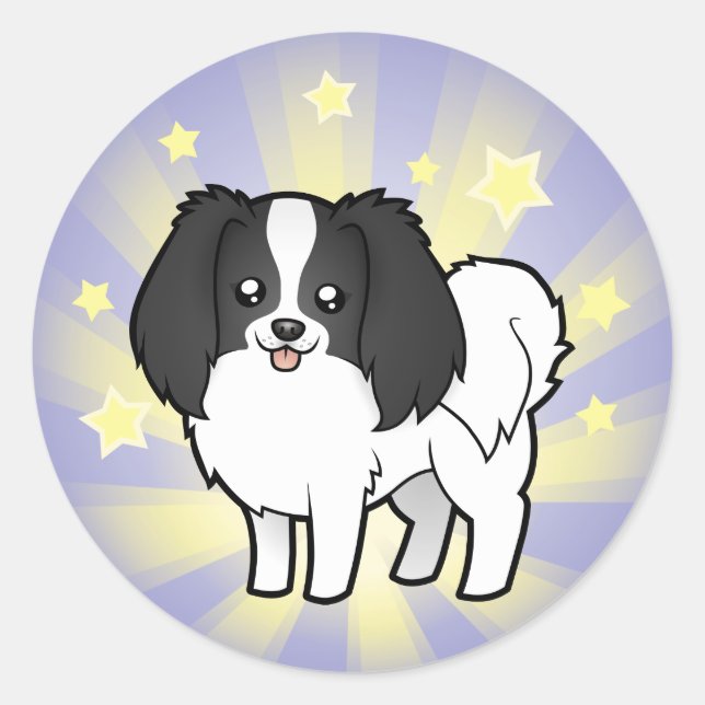 Sticker Rond Little Star Phalene / Chaîne japonaise (Devant)