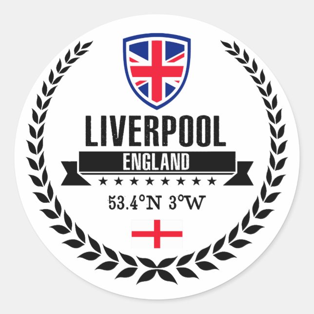 Sticker Rond Liverpool (Devant)