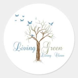 Sticker Rond LivingGreen
