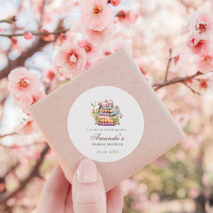 Sticker Rond Livre d'histoires de nouveau chapitre Enterrement 