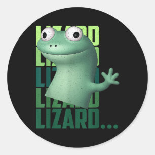 Sticker Rond Lizard Lizard Lizard Mème amusant T-shirt_2.png