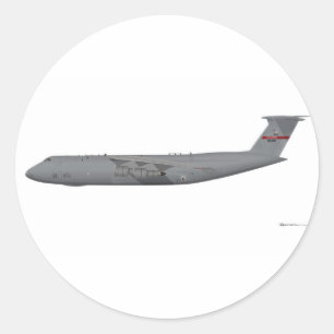Sticker Rond Lockheed C-5 Galaxy