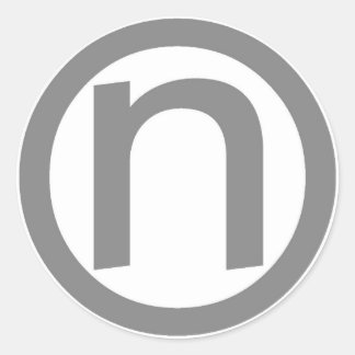 Sticker Rond logo