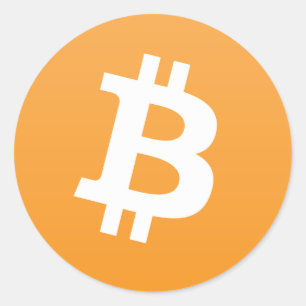 Sticker Rond Logo/autocollant ronds de Bitcoin