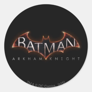 Sticker Rond Logo Batman Arkham Knight