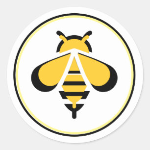 Sticker Rond Logo BEE pour les ventes ou les loisirs