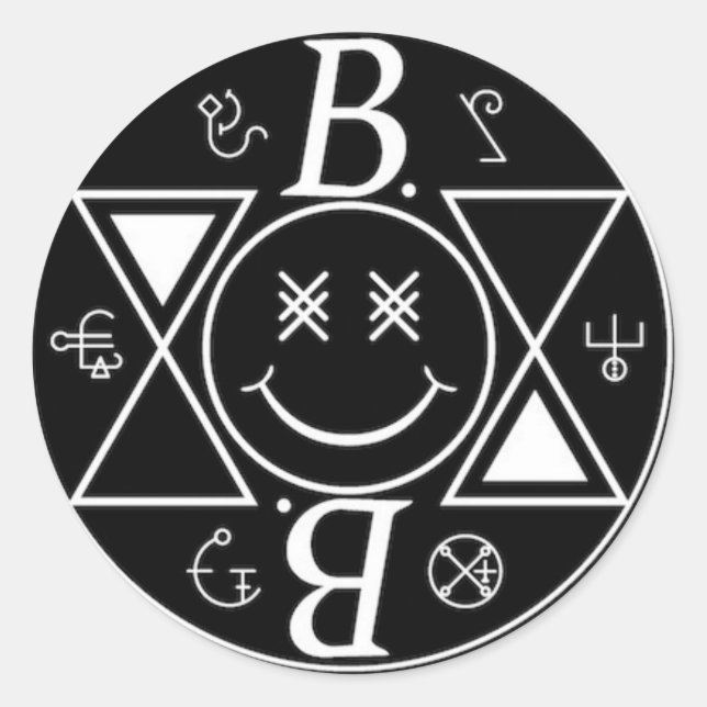 Sticker Rond Logo Bromance (Devant)