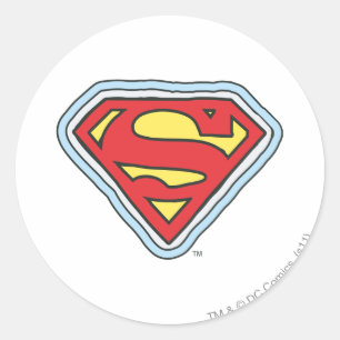 Sticker Rond Logo comique de Supergirl
