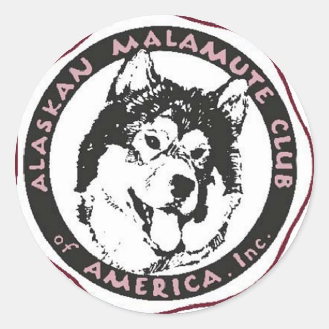 Sticker Rond Logo d'AMCA (Devant)