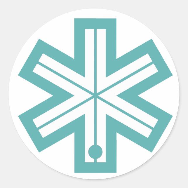 Sticker Rond Logo de Bonna Ski (Devant)