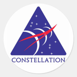 Sticker Rond Logo de constellation