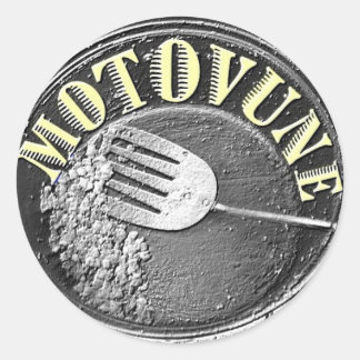 Sticker Rond Logo de hachage MOTOVUNE