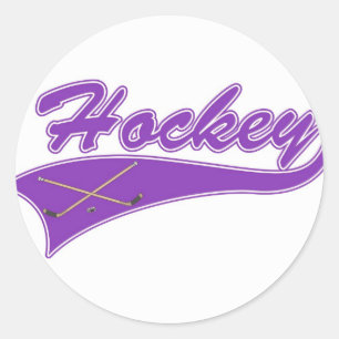 Sticker Rond Logo de hockey