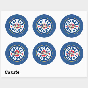 Sticker Rond  Logo de Hockey Night in Canada