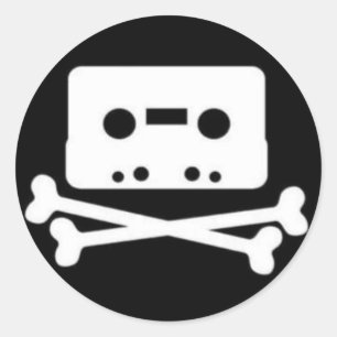 STICKER ROND LOGO DE LA BANDE DE PIRATE BAY