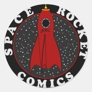 Sticker Rond logo de la bande dessinée