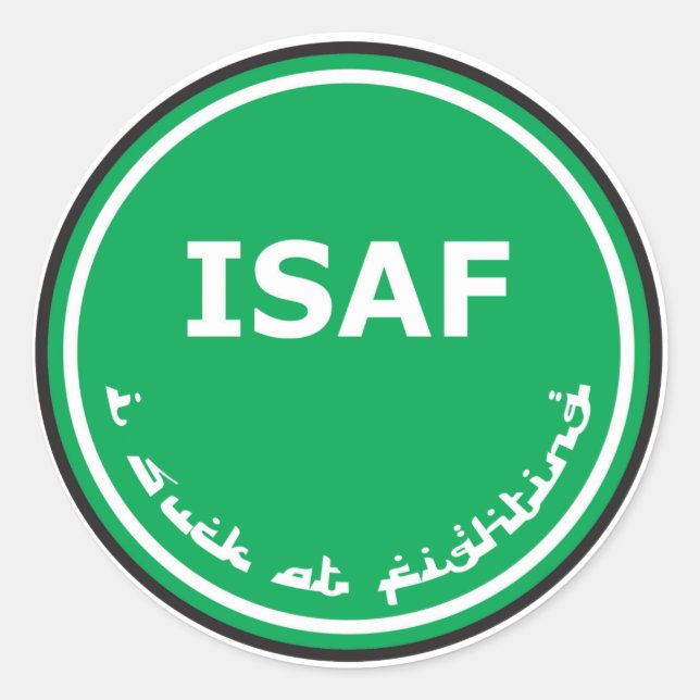 Sticker Rond Logo de la FIAS (Devant)