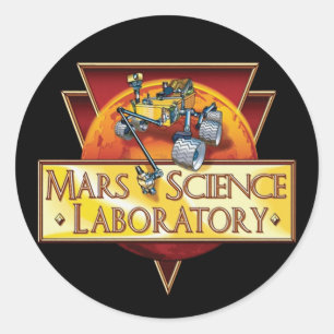 Sticker Rond Logo de la mission Mars Science Laboratory