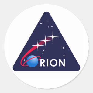 Sticker Rond Logo de la NASA Orion