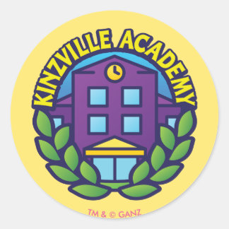 Sticker Rond Logo de l'Académie de Kinzville