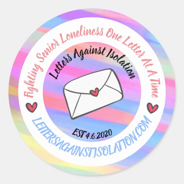 Sticker Rond Logo de l'anniversaire de la LAI (Devant)