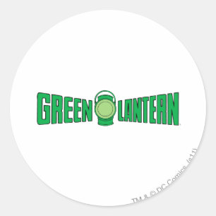 Sticker Rond Logo de lanterne verte 5