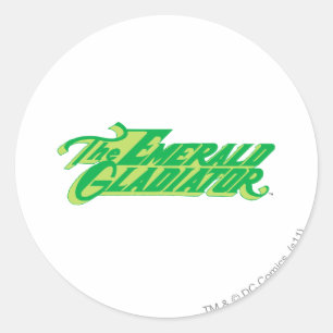 Sticker Rond Logo de lanterne verte 8