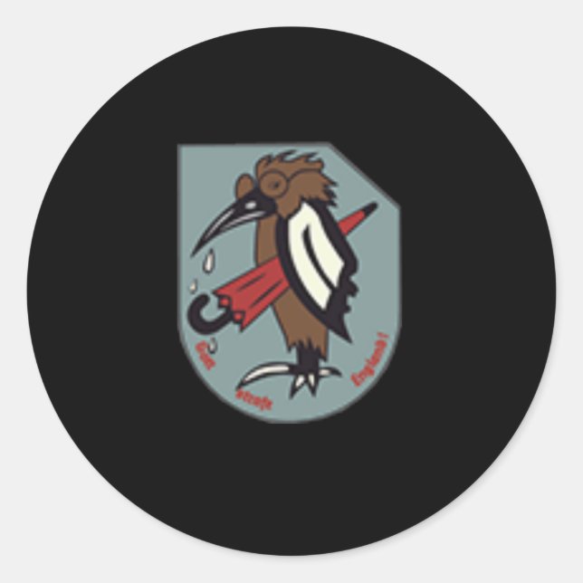 Sticker Rond Logo de l'emblème de l'armée de l'air allemande 2È (Devant)