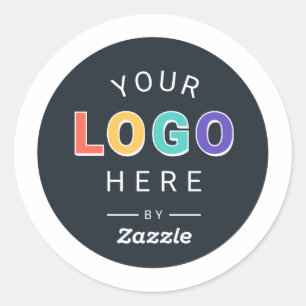 Sticker Rond Logo de société personnalisé