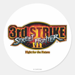 Sticker Rond Logo de Street Fighter III 3rd Strike