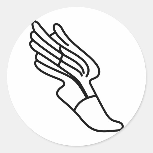 Sticker Rond Logo de suivi (Devant)