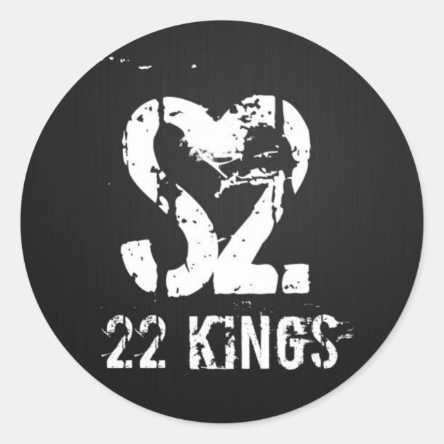 Sticker Rond Logo de tambour (Devant)