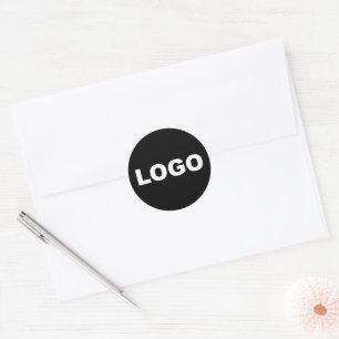 Sticker Rond Logo d'entreprise Moderne Entreprise Entreprise Pr