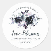 Logo d'entreprise Nocturnal Floral Custom Text