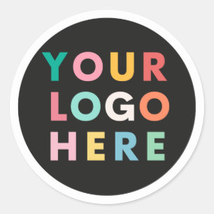 Sticker Rond Logo d'entreprise personnalisé