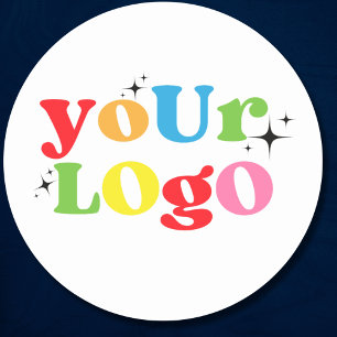 Sticker Rond Logo d'entreprise personnalisé