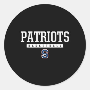 Sticker Rond Logo Des Patriotes Du Sud De Parkersburg Hs