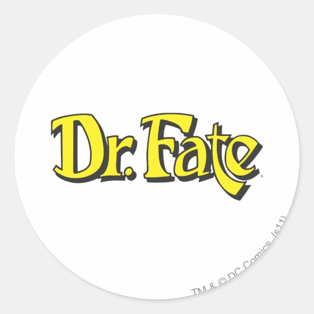 Sticker Rond Logo Dr. Fate (Devant)
