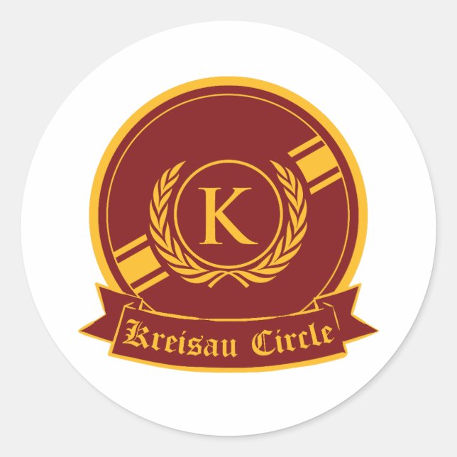Sticker Rond logo du cercle kreisau (Devant)