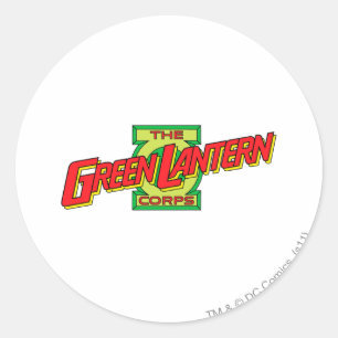 Sticker Rond Logo du Corps des Lanternes
